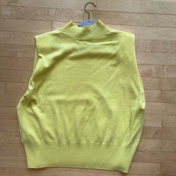 Banana Republic Bright Yellow cashmere sweater, XL, GP1516 - Picture 3 of 3